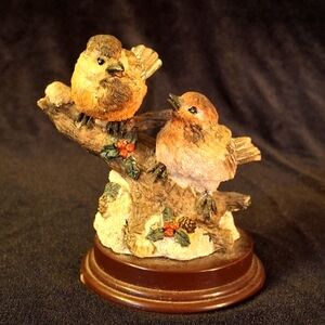 Vintage K's Collection Christmas Birds Figurine